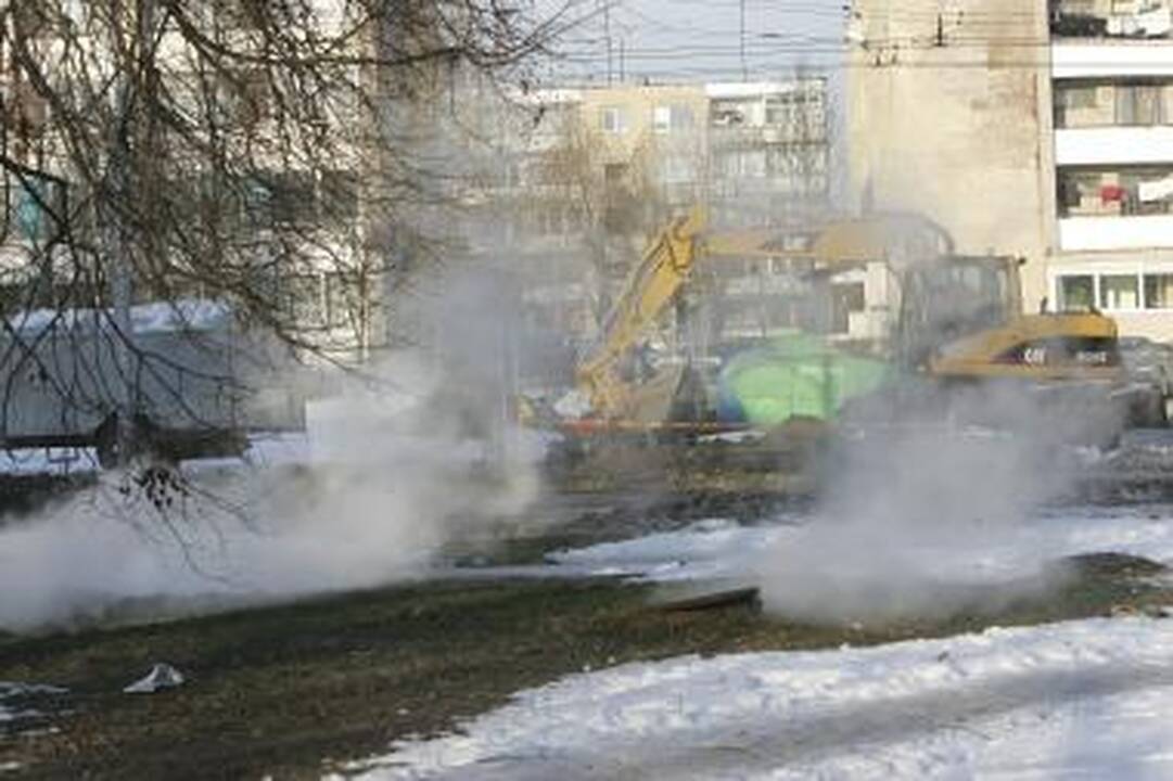 V.Krėvės prospekte atjungtas šildymas