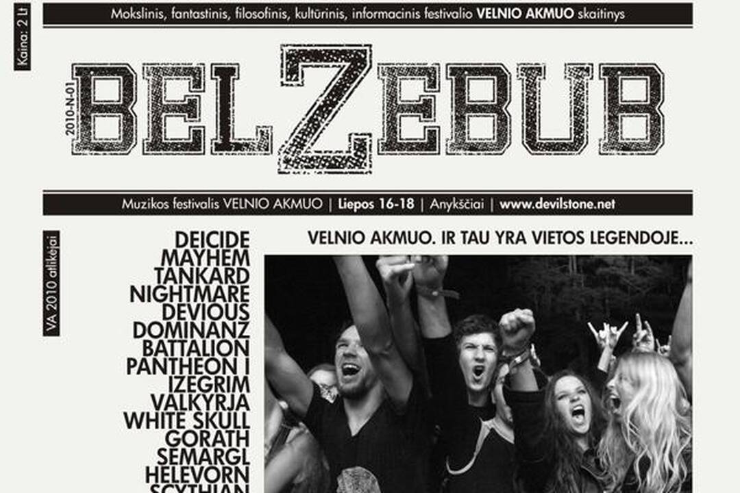 „Velnio akmuo“ pristato festivalio skaitinį „Belzebub“