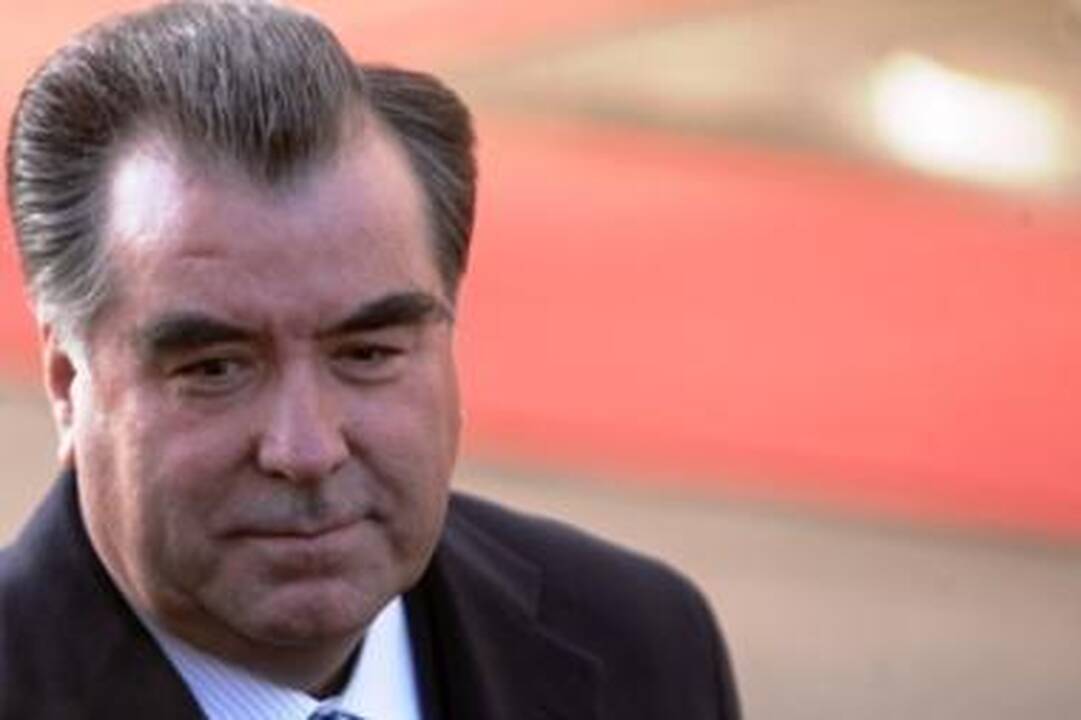 Lietuvoje lankysis Tadžikistano Prezidentas E.Rahmonas