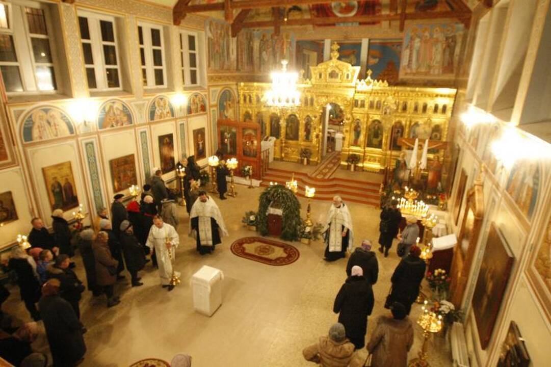 Klaipėdos stačiatikiai šeštadienį šventė Šv.Kalėdas