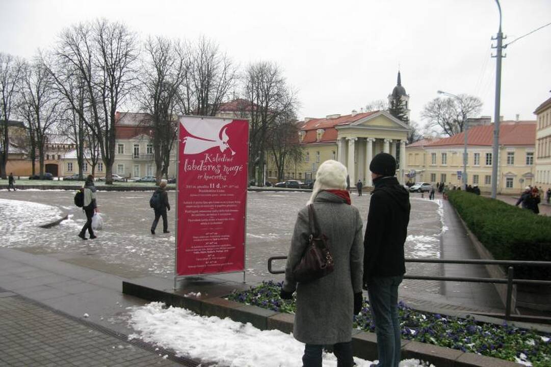 Mugėje prezidentūroje - lankytojų spūstys