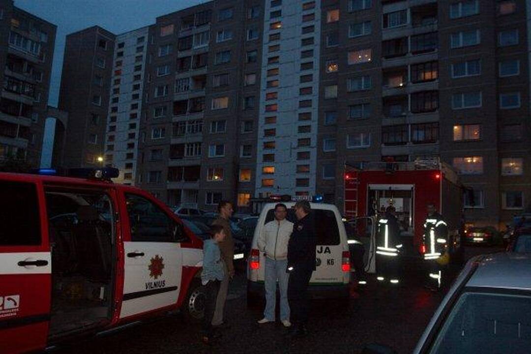Vilniuje daugiabutyje kilusiame gaisre žuvo du žmonės (papildyta)