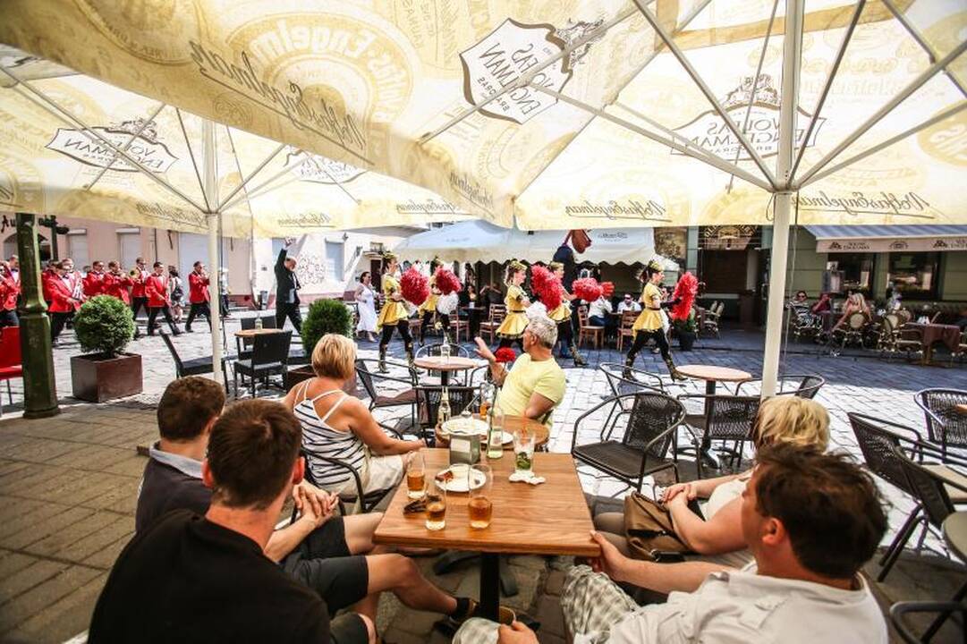 Kauno šventę pradėjo pučiamųjų festivalis