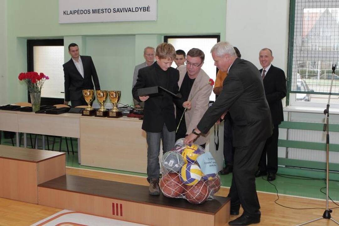Klaipėdoje pagerbtos sportiškiausios mokyklos