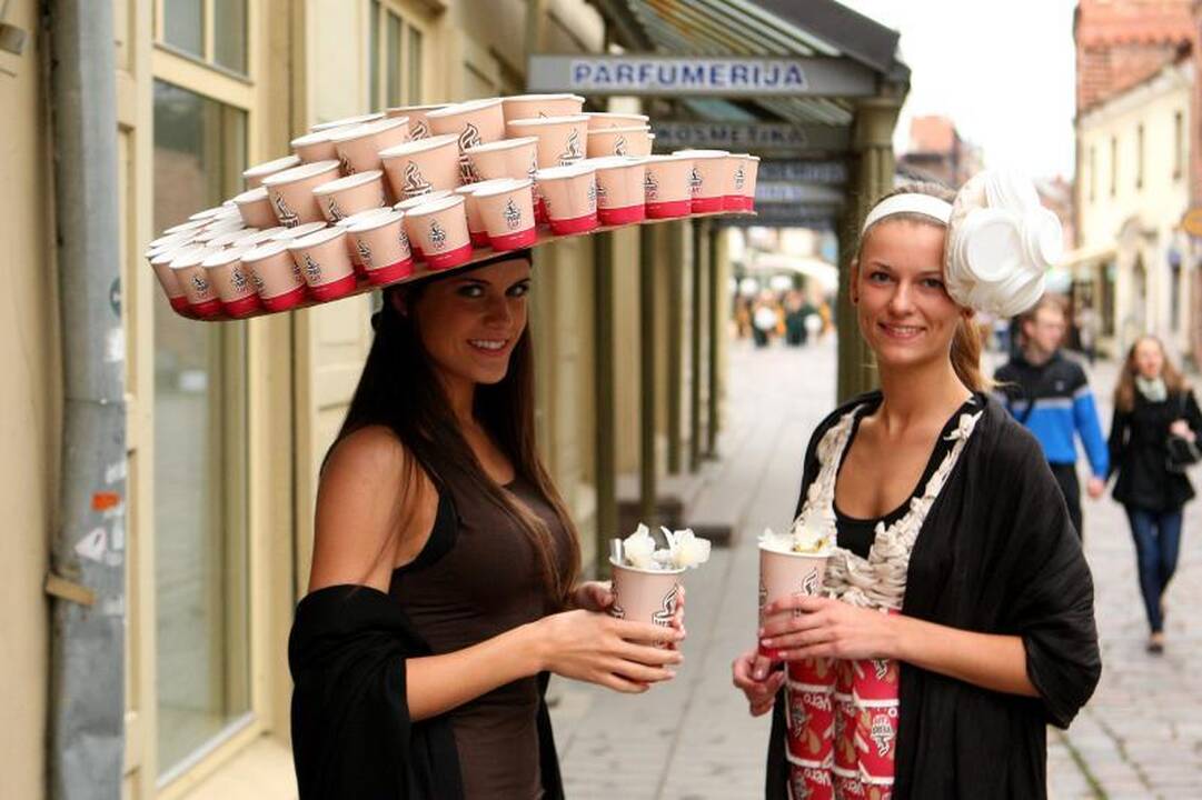 Kauno senamiestis skelbia vasarą