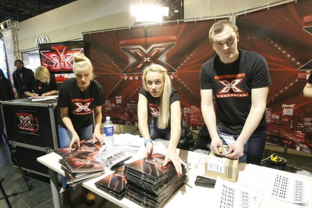 Klaipėdiečiai veržėsi į TV projektą „X faktorius“