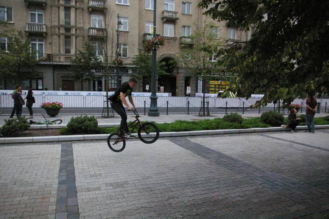Sostinės gatves užvaldo dviratininkai