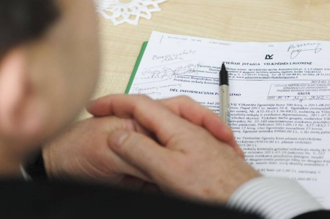 Vilkpėdės ligoninėje psichotropinis vaistas nebuvo skiriamas visiems