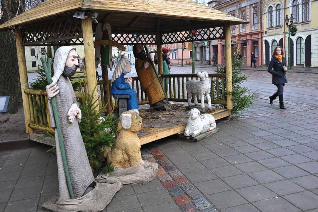 Kauno arkikatedrą papuošė  prakartėlė   