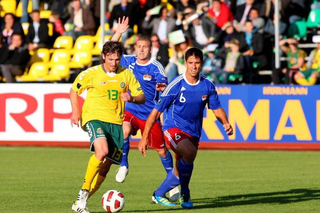 Antrąsyk veidu į purvą: Lietuva - Lichtenšteinas 0:0