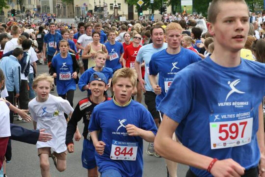 „Vilties bėgime“ – per 5 tūkst. dalyvių