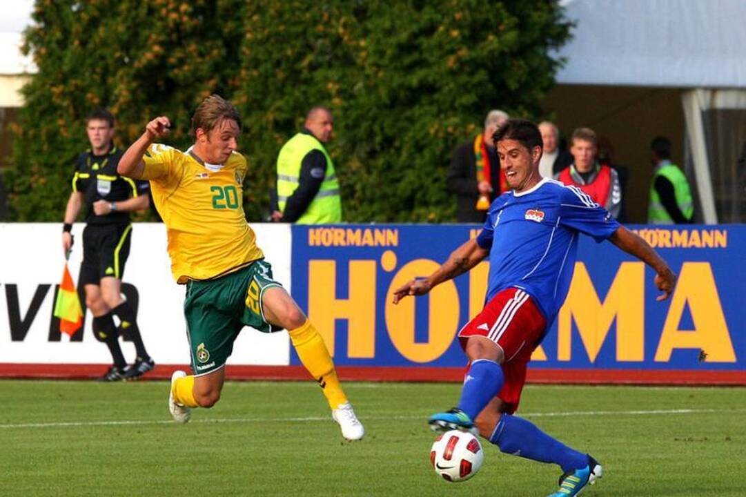 Antrąsyk veidu į purvą: Lietuva - Lichtenšteinas 0:0