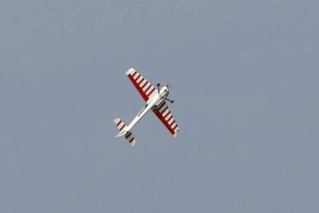 Klaipėdos aerodrome: aviamodelių šou