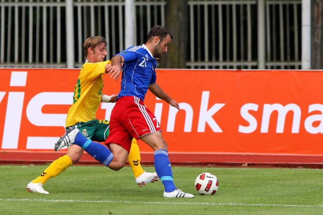 Antrąsyk veidu į purvą: Lietuva - Lichtenšteinas 0:0