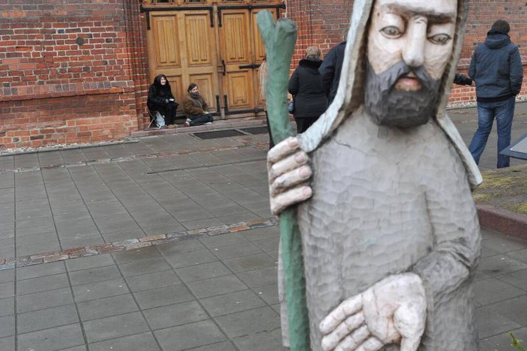 Kauno arkikatedrą papuošė  prakartėlė   