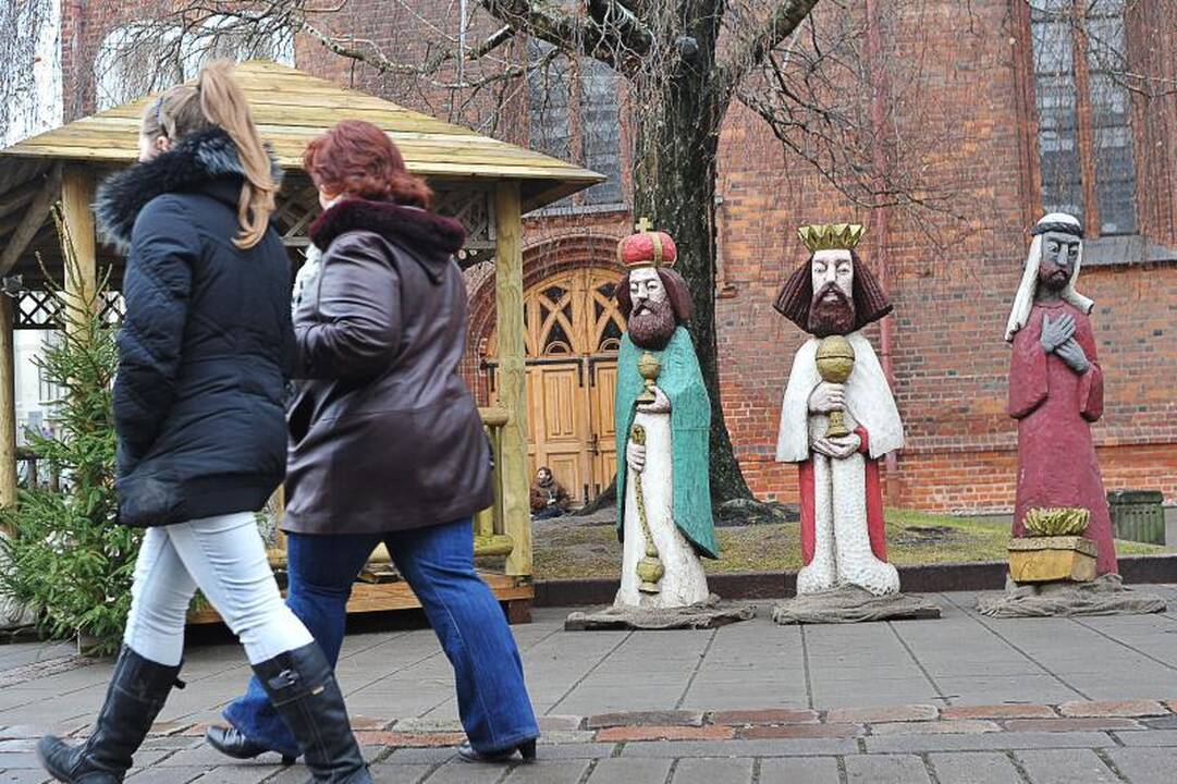 Kauno arkikatedrą papuošė  prakartėlė   