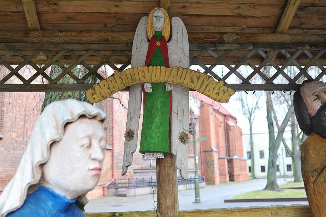 Kauno arkikatedrą papuošė  prakartėlė   