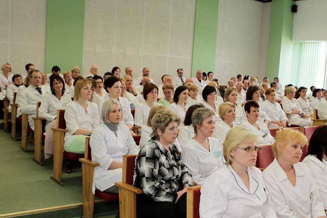 Artėjančios profesinės medikų šventės proga ligoninėje - rekordas