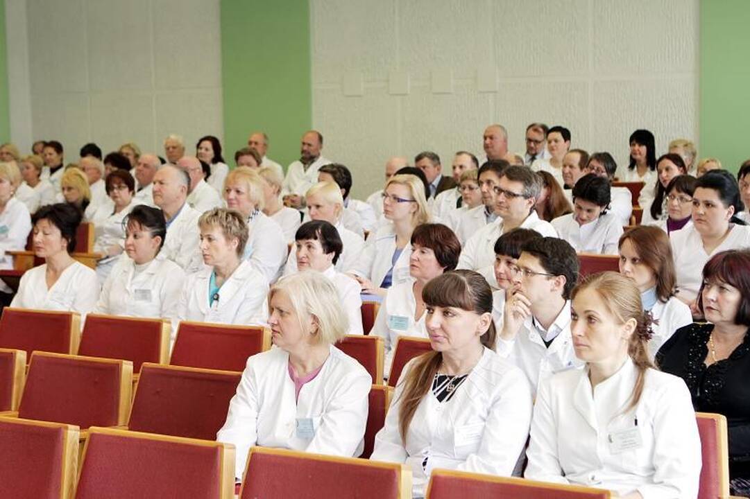 Artėjančios profesinės medikų šventės proga ligoninėje - rekordas