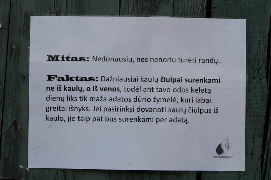 Uostamiestyje – donorystė skatinta muzikos garsais