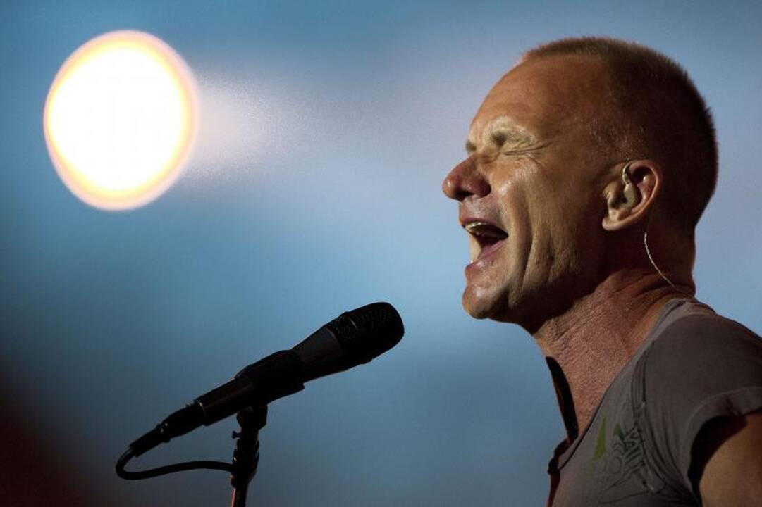 Roko žvaigždei Stingui sukako 60 metų   