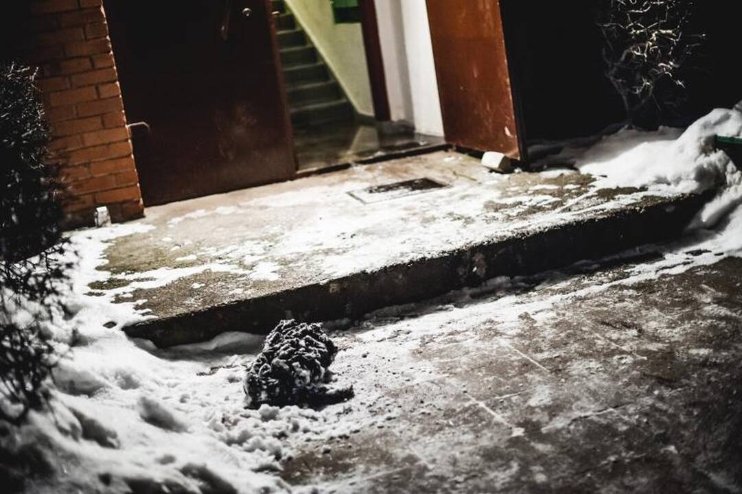 Kaune padegtos buto durys, šeima išvežta į ligoninę