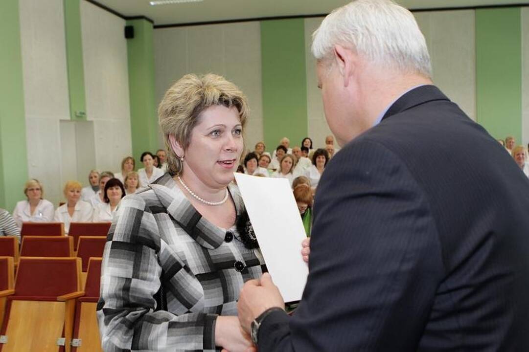 Artėjančios profesinės medikų šventės proga ligoninėje - rekordas