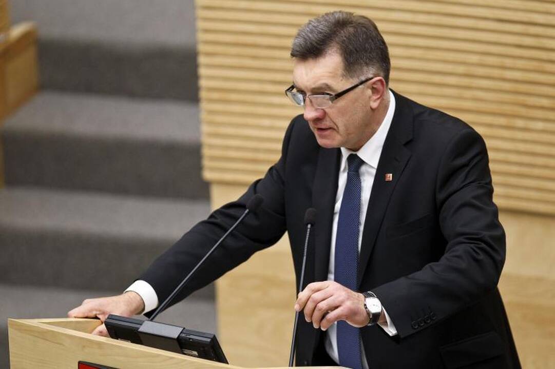 Seimo pirmininku išrinktas V. Gedvilas, paaiškėjo jo pavaduotojai