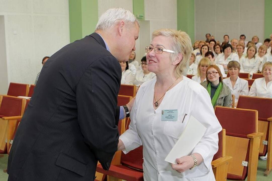 Artėjančios profesinės medikų šventės proga ligoninėje - rekordas