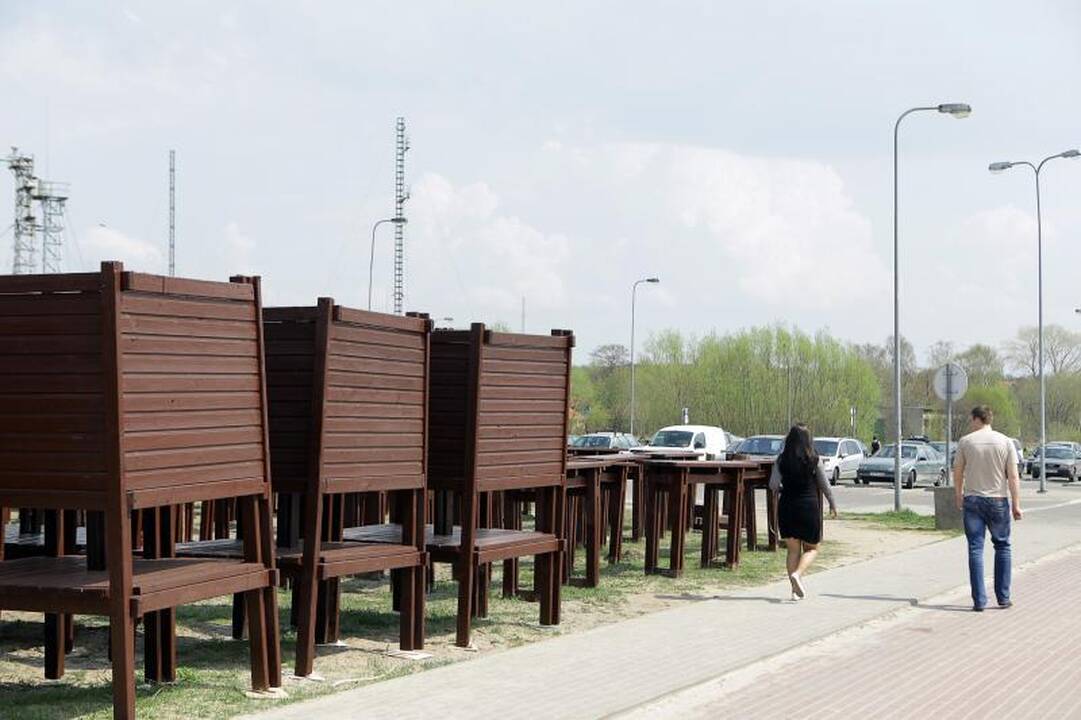 Saulė klaipėdiečius išviliojo į paplūdimius