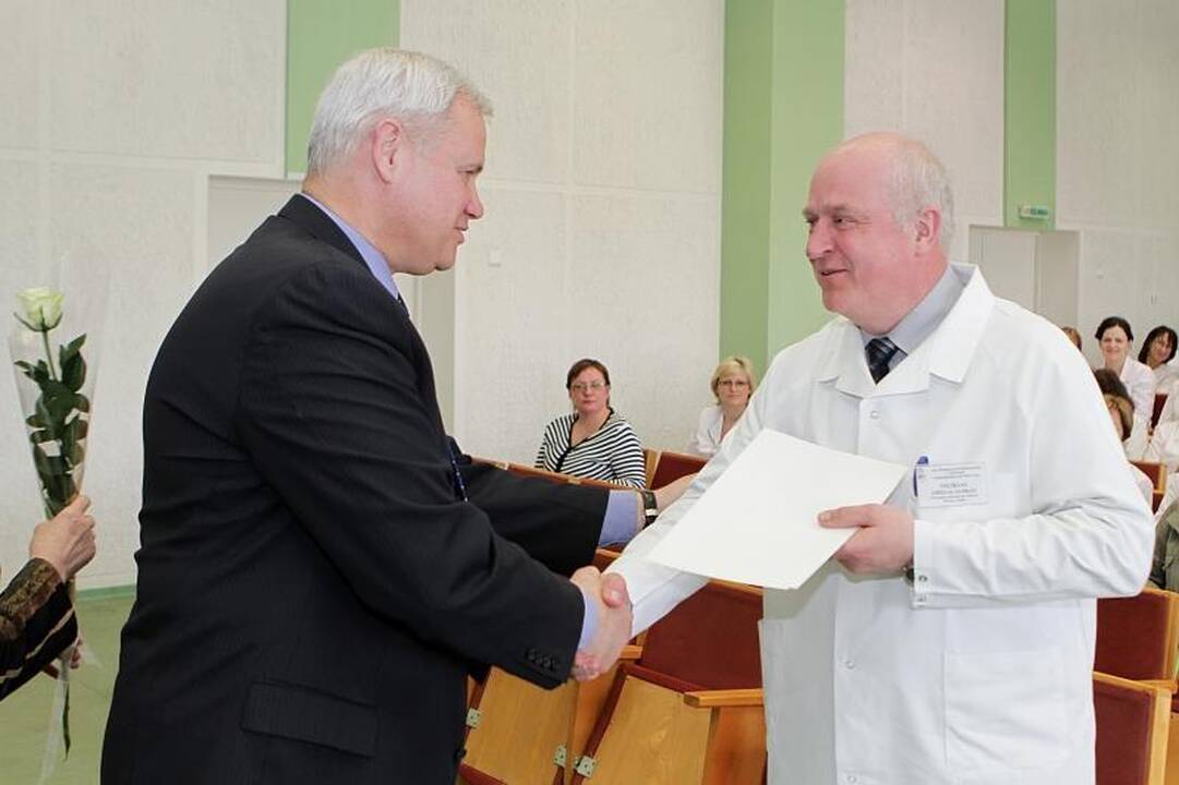 Artėjančios profesinės medikų šventės proga ligoninėje - rekordas