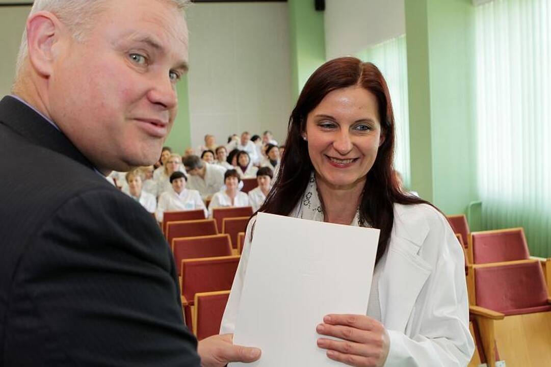 Artėjančios profesinės medikų šventės proga ligoninėje - rekordas