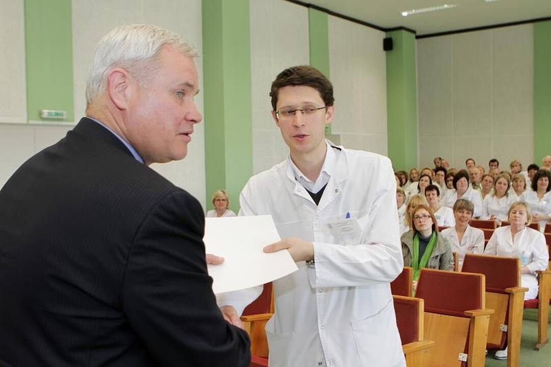 Artėjančios profesinės medikų šventės proga ligoninėje - rekordas