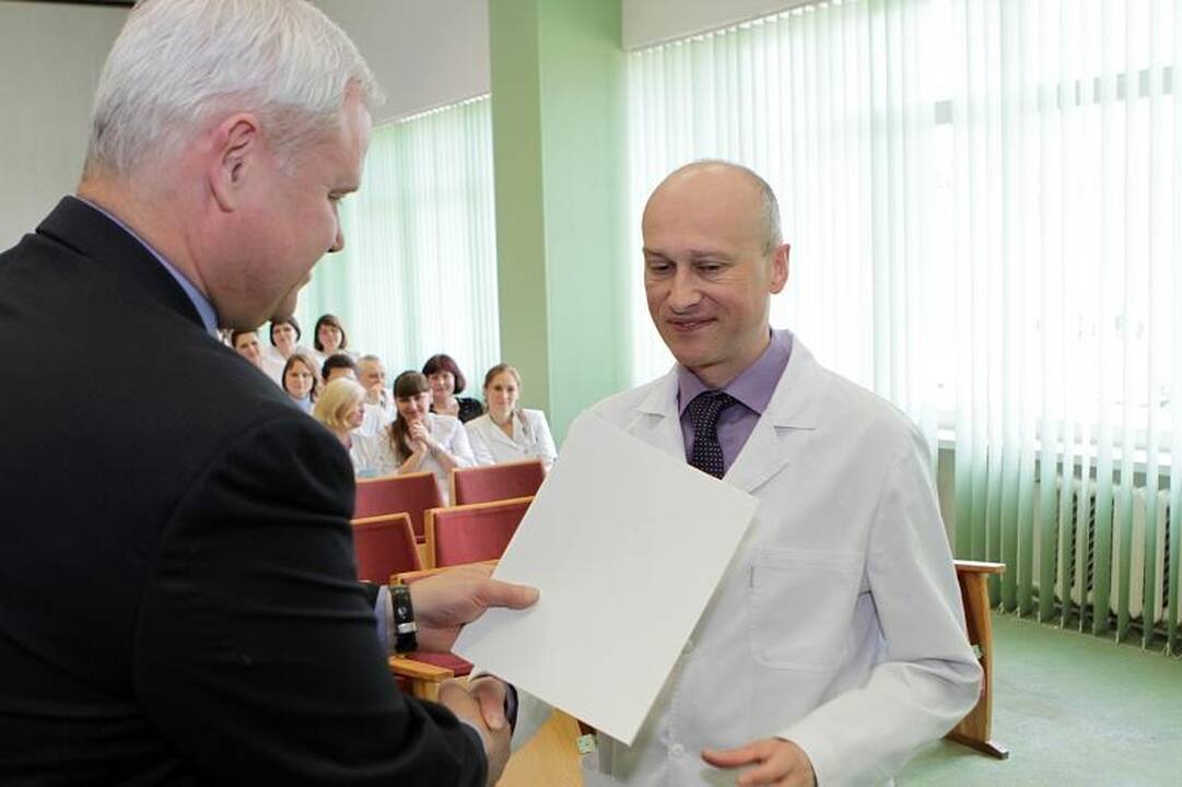 Artėjančios profesinės medikų šventės proga ligoninėje - rekordas