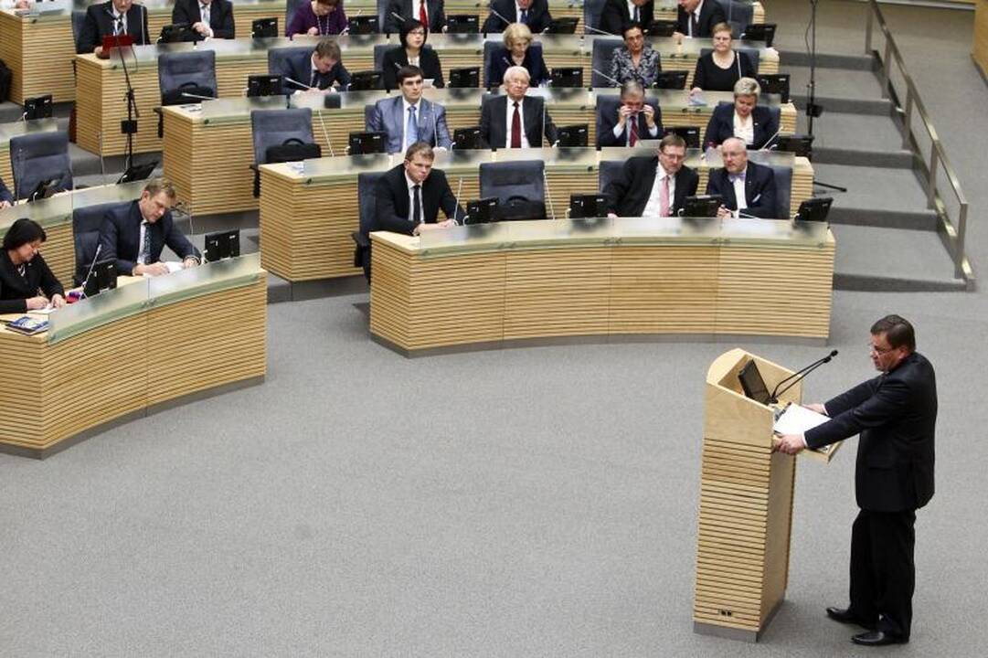 Seimo pirmininku išrinktas V. Gedvilas, paaiškėjo jo pavaduotojai