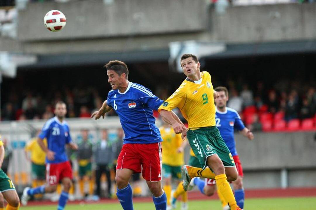 Antrąsyk veidu į purvą: Lietuva - Lichtenšteinas 0:0
