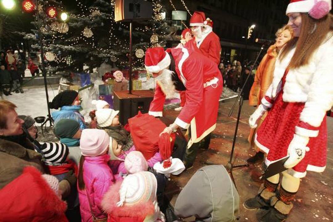 Kaune Kalėdas pranašauja dar dvi miesto eglutės
