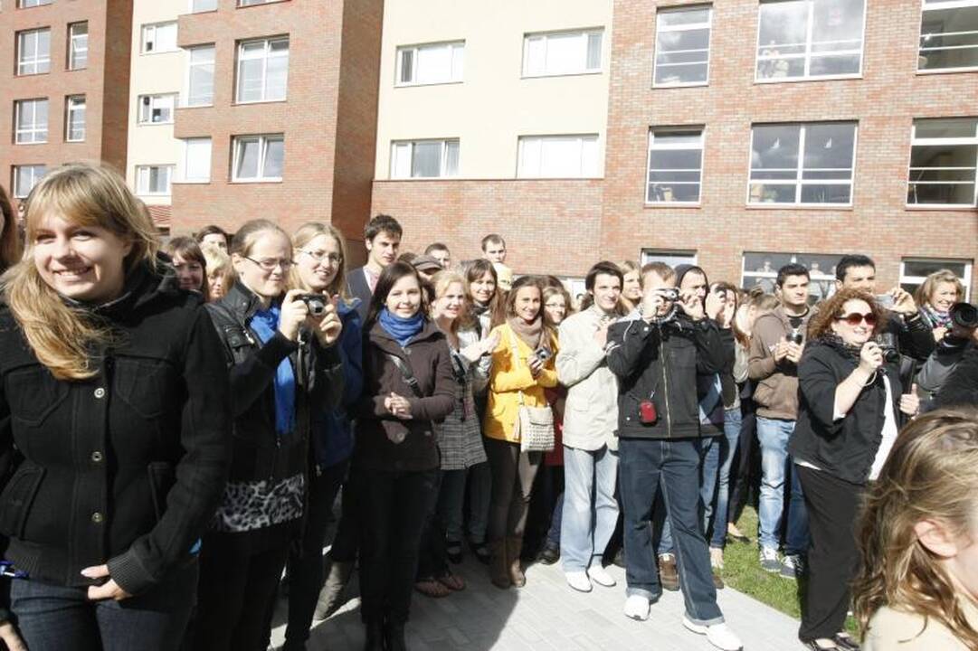 Klaipėdoje atidarytas modernus studentų bendrabutis