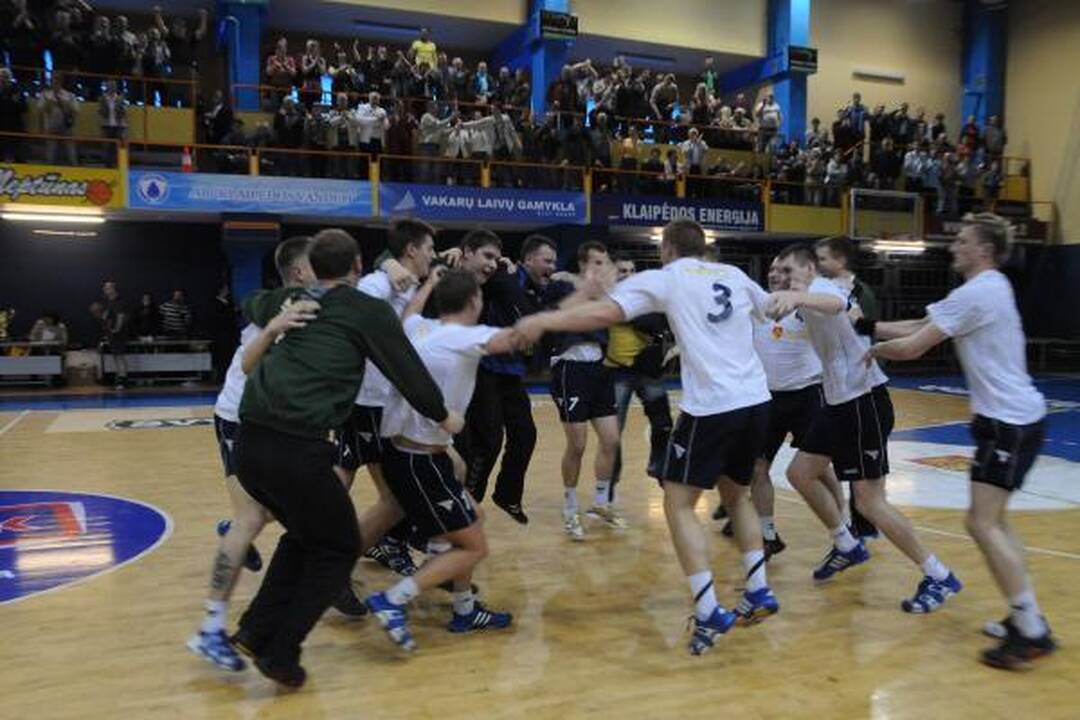Klaipėdos "Žemaitijos-Dragūnas" - Lietuvos vyrų rankinio čempionas