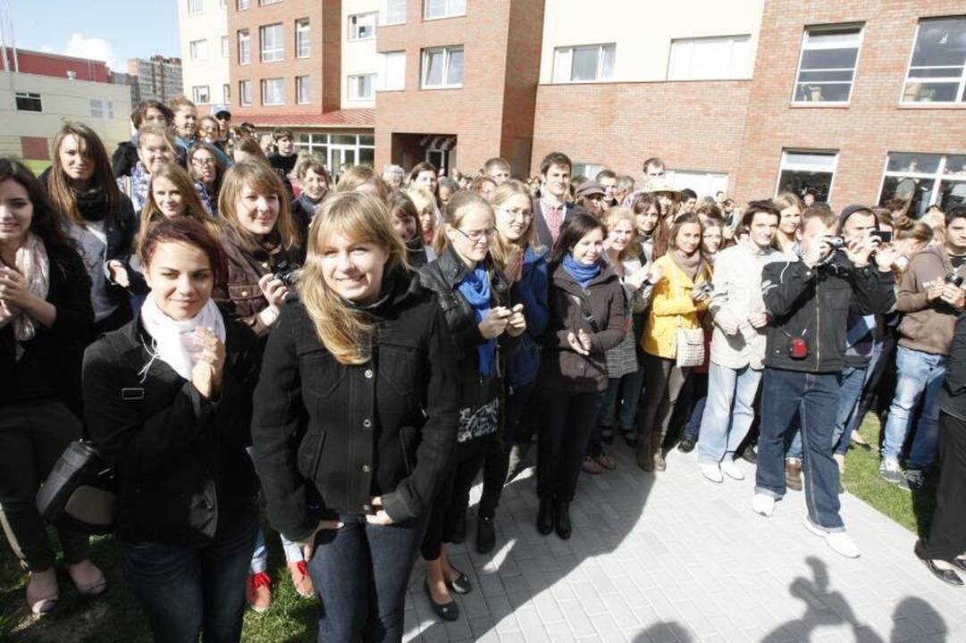 Klaipėdoje atidarytas modernus studentų bendrabutis