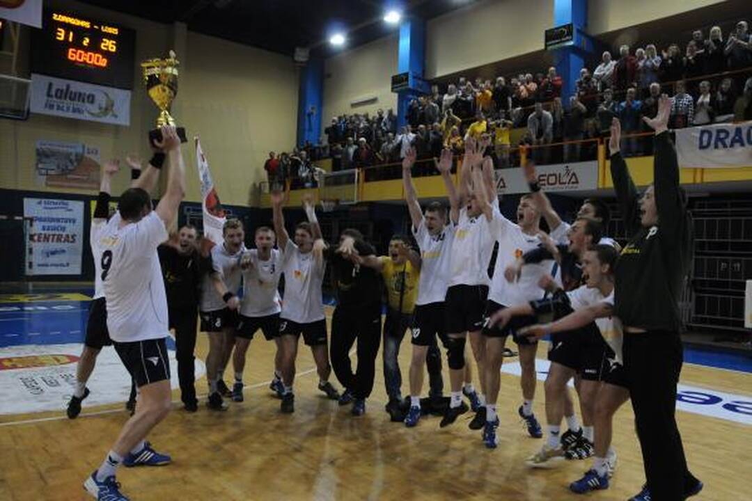 Klaipėdos "Žemaitijos-Dragūnas" - Lietuvos vyrų rankinio čempionas