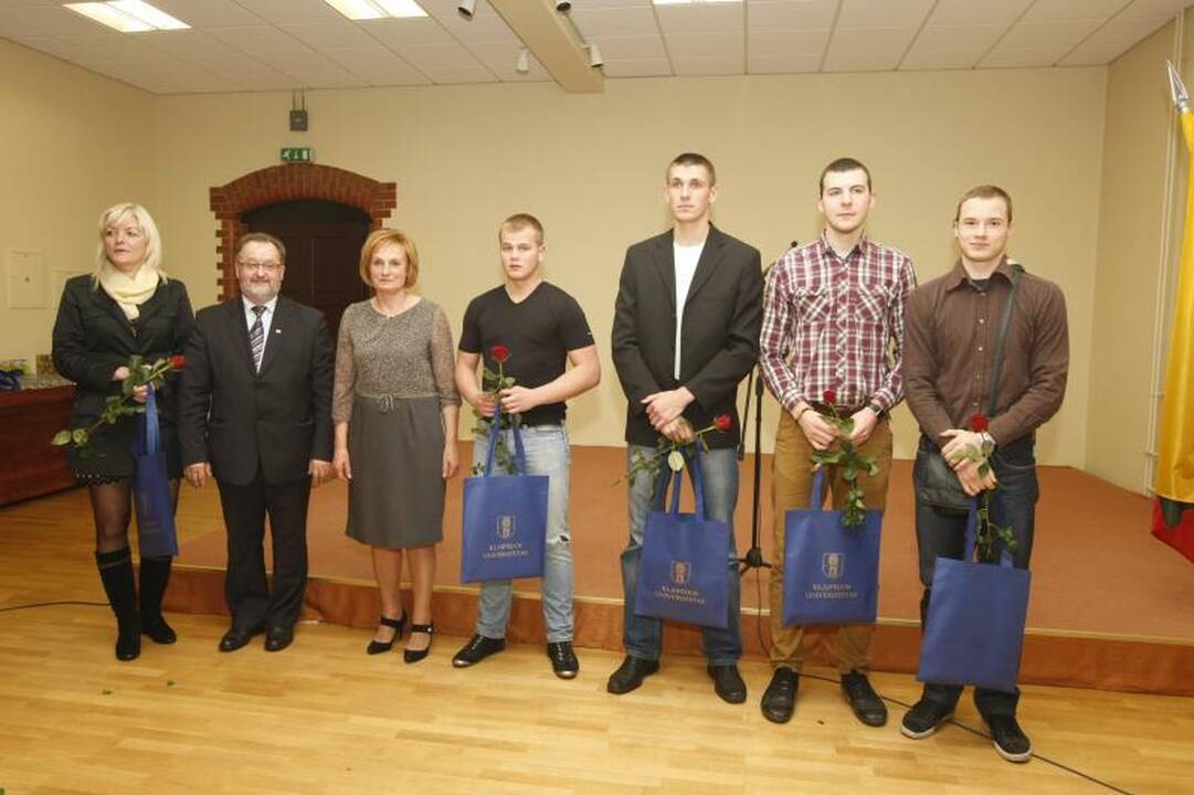 L.Grinčikaitė – vėl geriausia Klaipėdos universiteto sportininkė