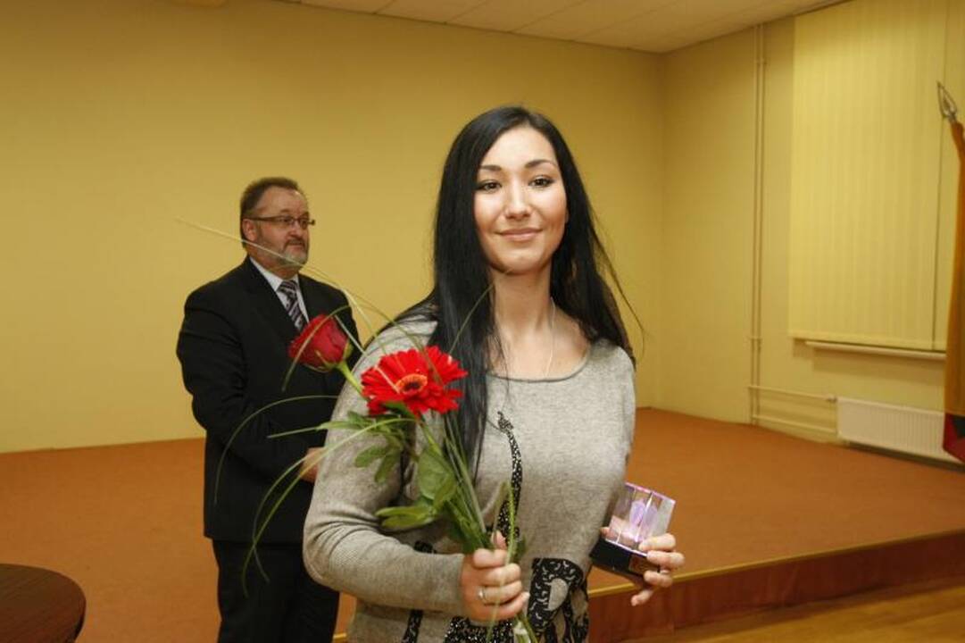 L.Grinčikaitė – vėl geriausia Klaipėdos universiteto sportininkė