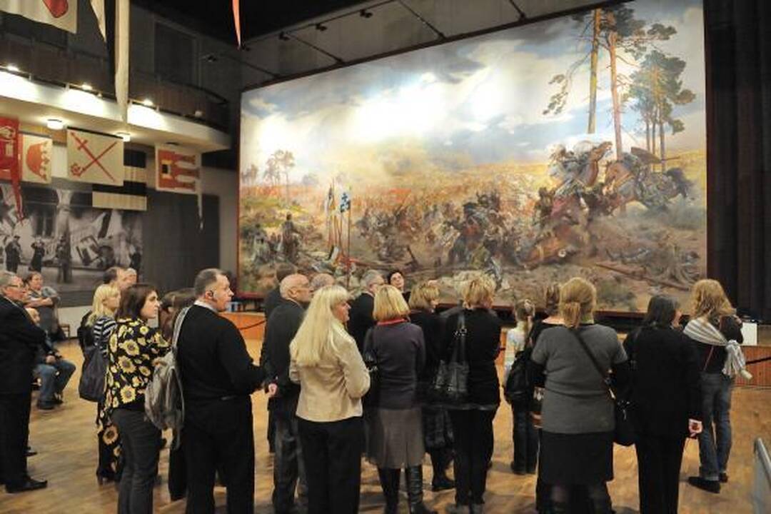 „Žalgirio mūšio“ paveikslą jau apžiūrėjo per 5 tūkst. lankytojų
