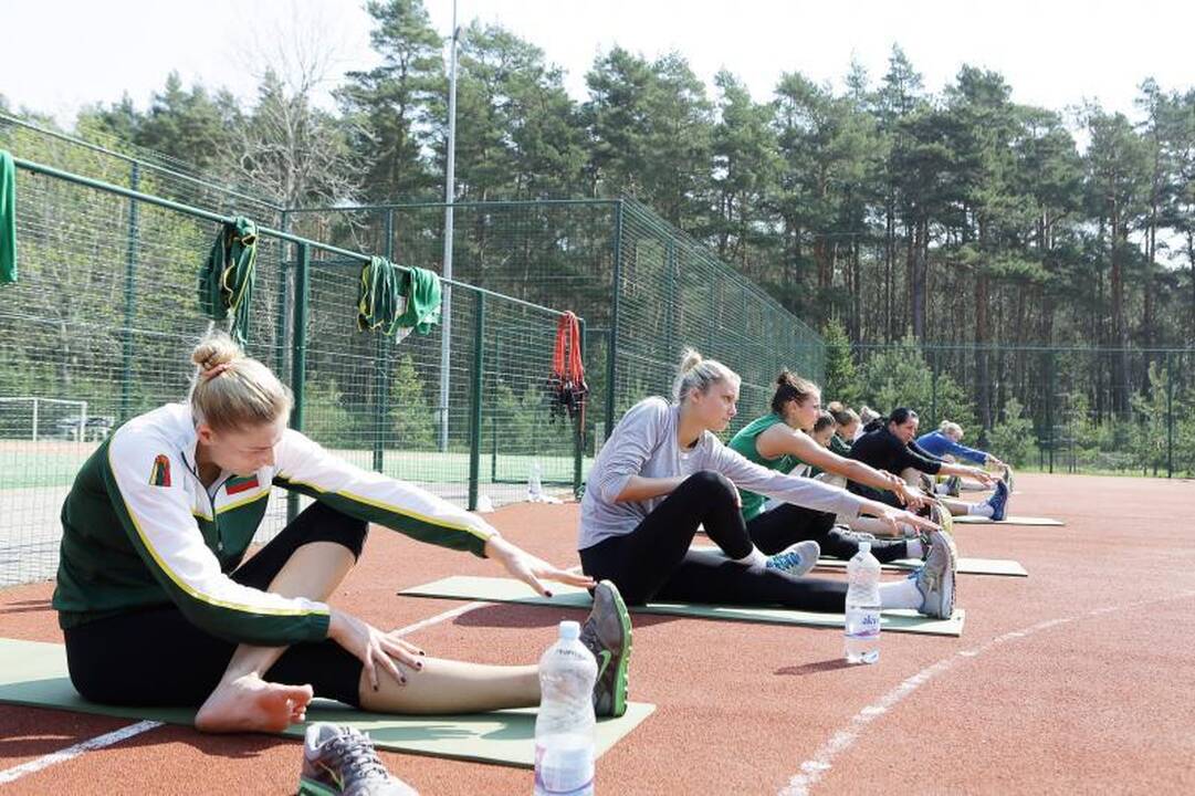 Palangoje – pirmoji Lietuvos moterų krepšinio rinktinės stovykla