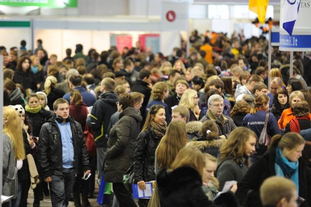 Aukštųjų mokyklų mugėje – tūkstančiai jaunuolių iš visos Lietuvos 