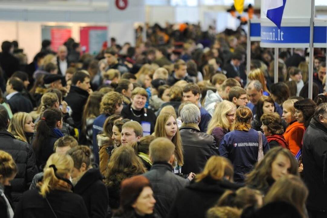 Aukštųjų mokyklų mugėje – tūkstančiai jaunuolių iš visos Lietuvos 