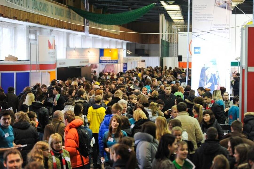 Aukštųjų mokyklų mugėje – tūkstančiai jaunuolių iš visos Lietuvos 