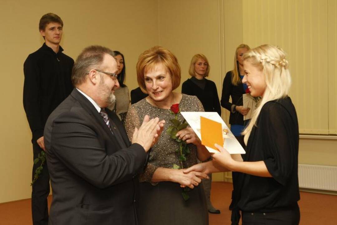 L.Grinčikaitė – vėl geriausia Klaipėdos universiteto sportininkė
