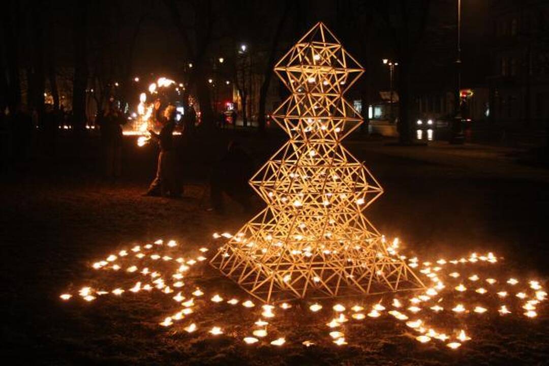 Pavasario lygiadienis Vilniuje pažymėtas šviesomis ir muzika